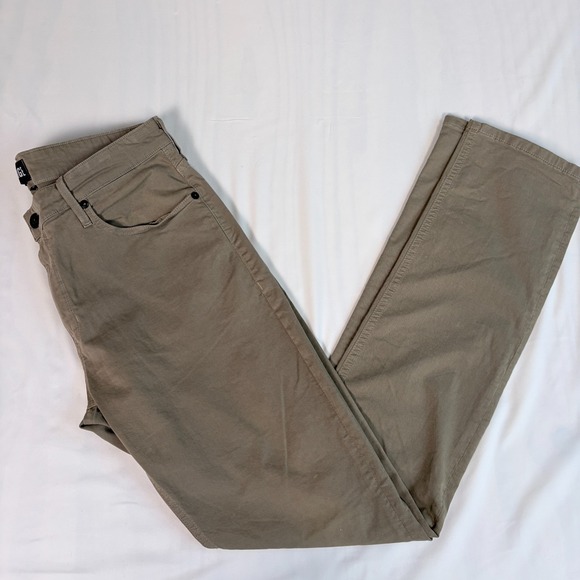 PAIGE Other - Paige Mens Sz 32 Federal Pants Khaki Brown Slim Fit Stretch Preppy Sporty